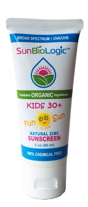 Organic Sunscreen - Kids Lotion, SPF 30+ (2oz)