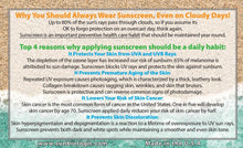 2 PACK: Organic Sunscreen - Mens SPF 30+ (2oz)