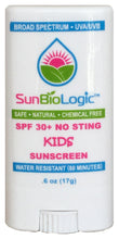 This is a roll-on sunscreen stick that will make application quick and easy! Our Kids Sunscreen is specially formulated to avoid painful stinging and tears, keep your family healthy, and protect our environment.